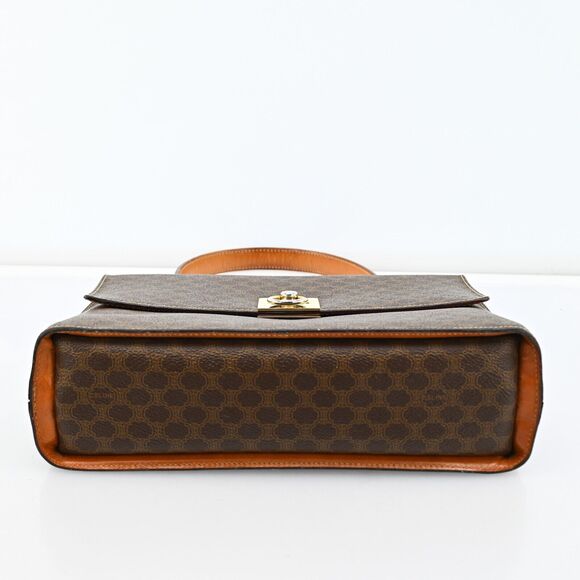 Auth Celine Macadam Canvas Hand Bag Pvc #159460C25B - Picture 4 of 15